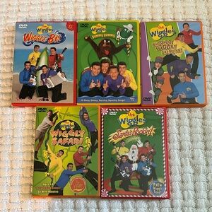 Beloved Wiggles DVDs Set Of 5